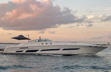 Join us in our spacious 65 Sea Ray with Jacuzzi in Miami Beach, Florida