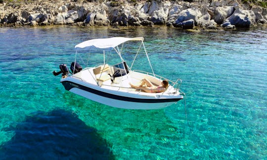 Poseidon Blue Water 170 Speedboat Rental in Kos, Greece