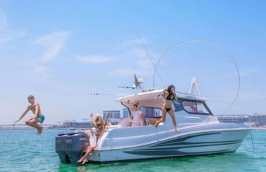 40ft Silver Craft Speed Boat for 1 Hour  - Dubai Marina