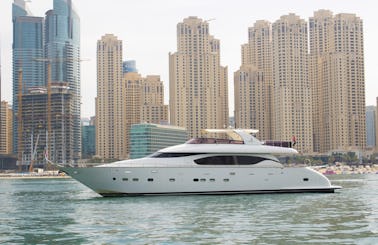 Italian 84 ft VIP Signature Yacht up to 40 guests - Dubai Marina