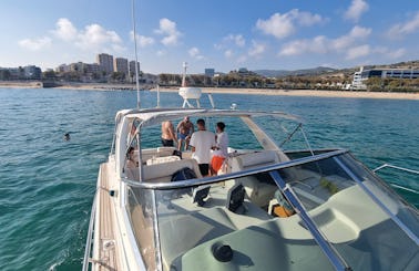 Cranchi Mediterranee 43 Barcelona motorboat private tours!