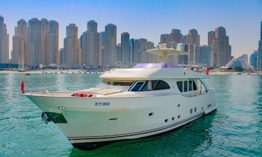 80 ft Italian Party Yacht up to 45 Guests - Dubai Marina