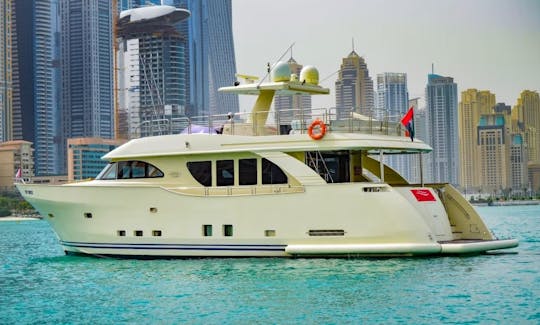 Yate italiano para fiestas de 80 pies con capacidad para 45 invitados - Dubai Marina