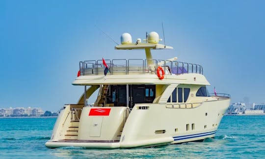 Yate italiano para fiestas de 80 pies con capacidad para 45 invitados - Dubai Marina