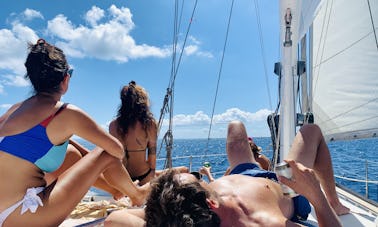 Private Sailing Ibiza or Formentera on a spacious 47ft Sailing Yacht 