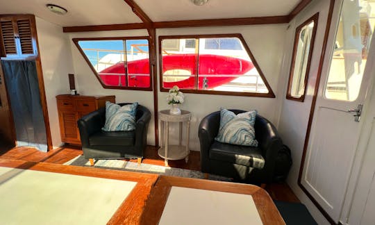 45ft Luxury Motor Yacht Trawler for Private Mission Bay Cruise