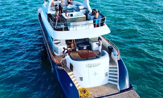 110ft Rodman Luxury Power Mega Yacht Rental In Miami, Florida