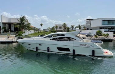 Sunseeker 64’ in Cancun. Premium bar and Chef Included.