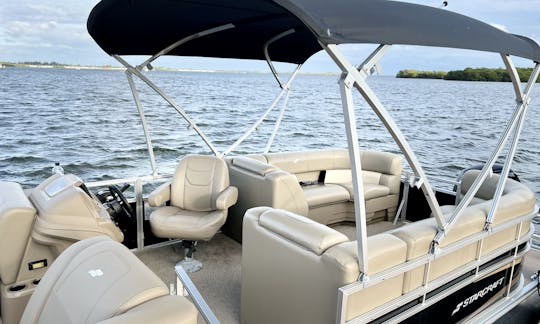 Super Comfy 22’ Pontoon in Bradenton/ fuel included