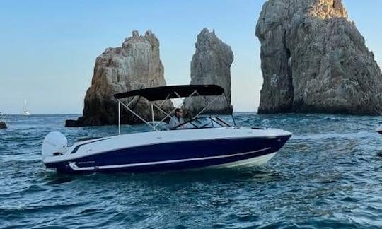 27' Bayliner Bowrider Blue with Bimini for Daily Trips in Cabo San Lucas!