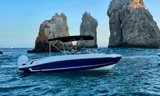 27' Bayliner Bowrider Blue with Bimini for Daily Trips in Cabo San Lucas!