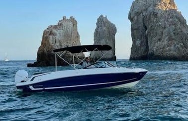 27' Bayliner Bowrider Blue with Bimini for Daily Trips in Cabo San Lucas!