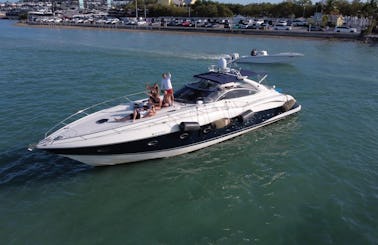 60' Sunseeker Predator || Luxury Yacht in Miami - People In Miami, Florida.