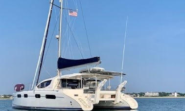 Private Luxury Sailing Day Charter aboard 46ft Catamaran- St. Thomas pick up