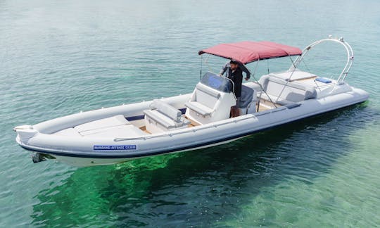 34' Cobra Royal RIB Rental in Kissamos, Chania