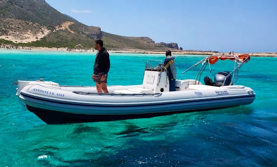 Achileus RIB Boat Rental in Kissamos Crete, Greece