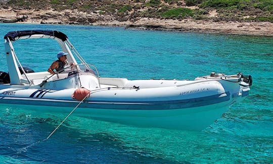 Hire 24' Sofia Alisa (Orizon) Rigid Inflatable Boat in Kissamos, Chania, Crete