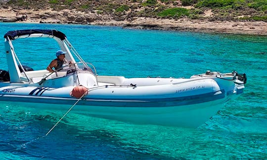 Hire 24' Sofia Alisa (Orizon) Rigid Inflatable Boat in Kissamos, Chania, Crete