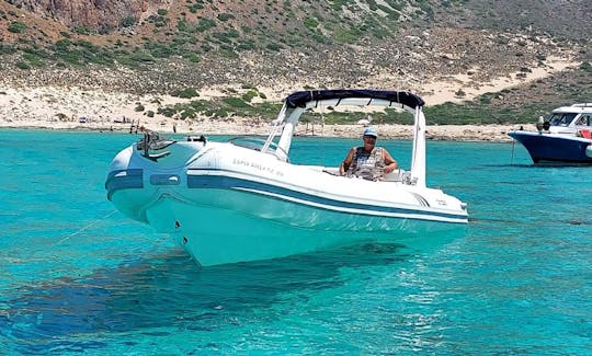 Hire 24' Sofia Alisa (Orizon) Rigid Inflatable Boat in Kissamos, Chania, Crete