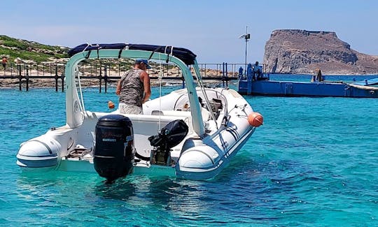 Hire 24' Sofia Alisa (Orizon) Rigid Inflatable Boat in Kissamos, Chania, Crete