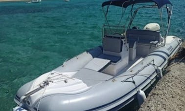 Excursiones en barco con patrón a Balos con A RIB