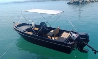 Rent a MG Marine Boat Without a License in Kolymbari, Chania Region, Crete