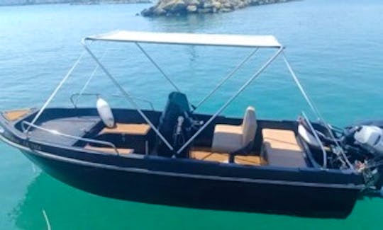 Rent a MG Marine Boat Without a License in Kolymbari, Chania Region, Crete