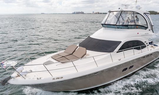 65ft Searay Power Mega Yacht Rental in Miami, Florida