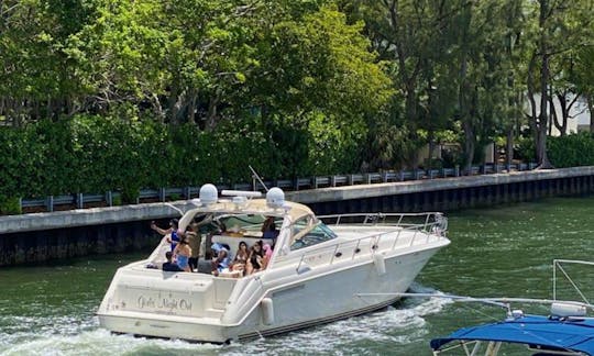 55' Huge SeaRay Motor Yacht- Best Boat in Miami 😍😊🐬