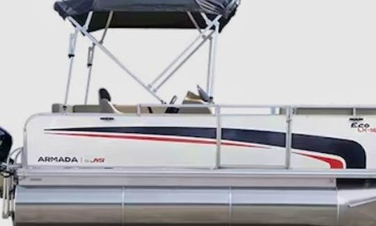 White Eco 167 Pontoon Boat for rent in Belle River, Ontario - CANADA ONLY!