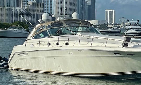 55' Huge SeaRay Motor Yacht- Best Boat in Miami 😍😊🐬