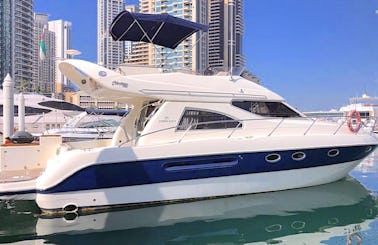 43ft Majesty Motor Yacht Charter in Dubai, United Arab Emirates for 10 person