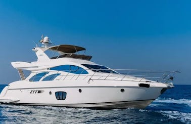 Luxury and Comfortable Azimut 55ft Majesty Power Mega Yacht Charter in Dubai, United Arab Emirates