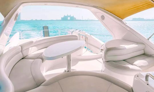 Luxury and Comfortable Azimut 55ft Majesty Power Mega Yacht Charter in Dubai, United Arab Emirates