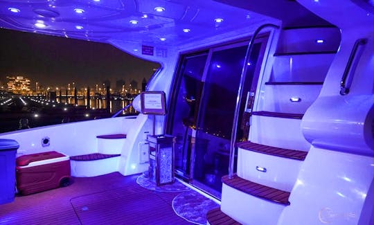 Most comfortable 50ft Majesty Power MegaYacht Rental in Dubai
