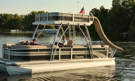 Premier 240 Sunsation Double Decker Party Boat w/Slide