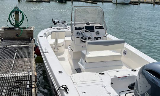 2022 Robalo 206 Cayman S.  Perfect for a day of fishing, cruising the bay and jetties.  Watching for dolphins and beautiful Galveston Sunsets. Rear fi