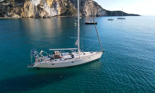 Sail on a 50' classy sailing yacht around Procida, Capri, Ischia, Amalfi, Ponza