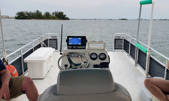 Tour the waters of Honeymoon Island with A&M Tritoon!
