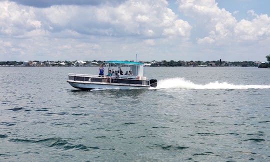 Explorez les eaux d'Anclote Key, de la plage et du phare ! Capitaine inclus !