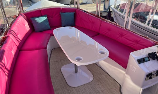 21ft Pink Electric Duffy Boat in Huntington Beach