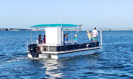 Tour the waters of Honeymoon Island with A&M Tritoon!