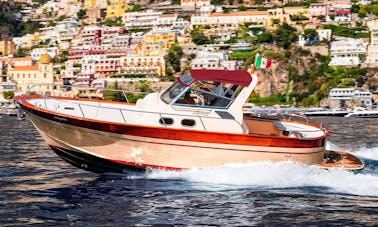 Tecnonautica Gozzo Yacht for Rental in Capri and Amalfi Coast, Italy