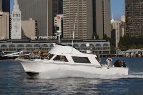 41ft Canoe Cove Fishing Charters and Bay Cruises in Emeryville, California