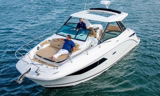  32' 2020 Sundancer + Seabob Yacht Rental in Sag Harbor, New York