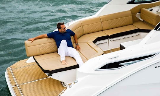  32' 2020 Sundancer + Seabob Yacht Rental in Sag Harbor, New York