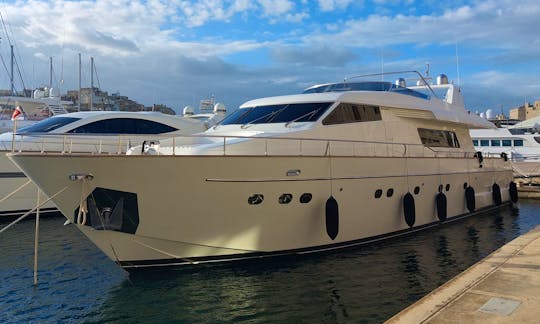 San Lorenzo 82 Mega Yacht for Charter