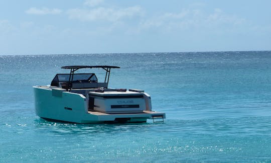 De Antonio 35 boat charter in Sint Maarten