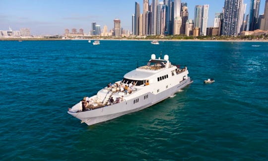 141ft Ocean Power Mega Yacht Rental in Dubai, UAE