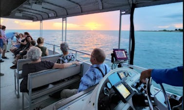 40ft Maurell Party Pontoon COI Rental With Captain and Crew in St. Petersburg FL